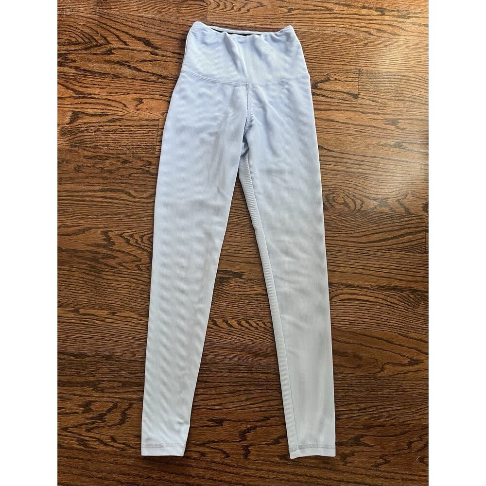 Strut This women’s ribbed ski blue leggings Sz. XS